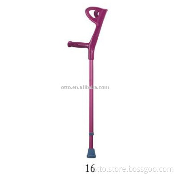 Aluminum elbow crutch